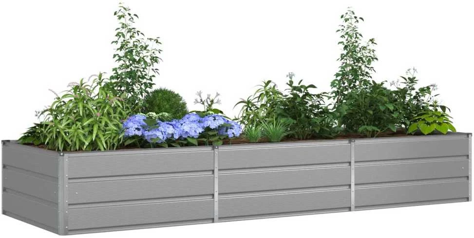 Lovelis Šviesiai pilka 290 x 100 x 45 cm Galvanizuotas plienas