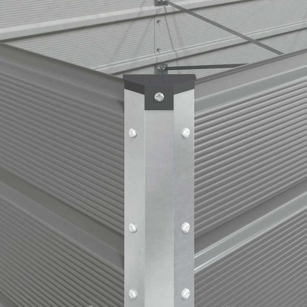 Lovelis Šviesiai pilka 290 x 100 x 75 cm Galvanizuotas plienas