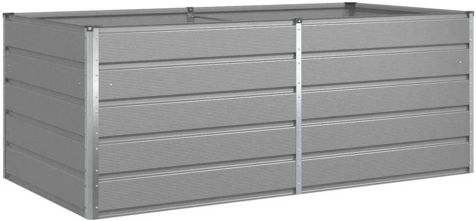 Lovelis Šviesiai pilka 195 x 100 x 75 cm Galvanizuotas plienas
