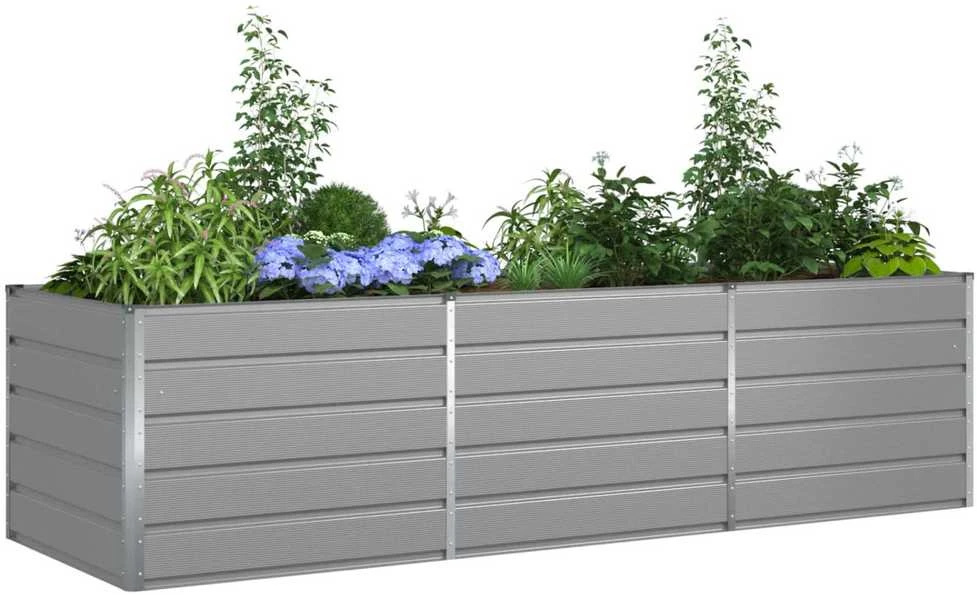 Lovelis Šviesiai pilka 290 x 100 x 75 cm Galvanizuotas plienas