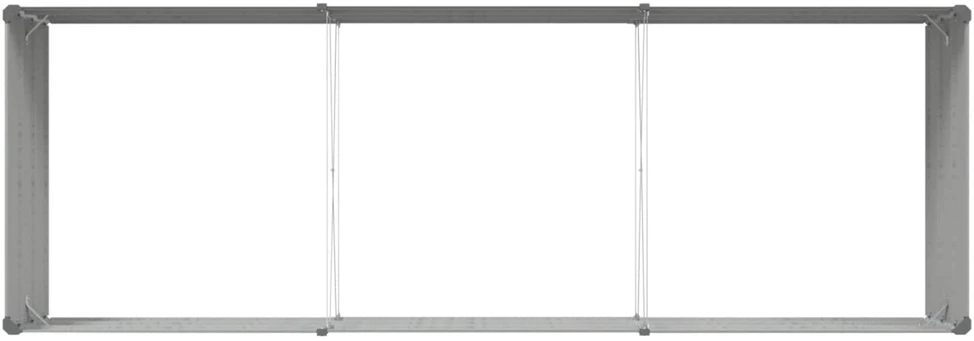 Lovelis Šviesiai pilka 290 x 100 x 45 cm Galvanizuotas plienas