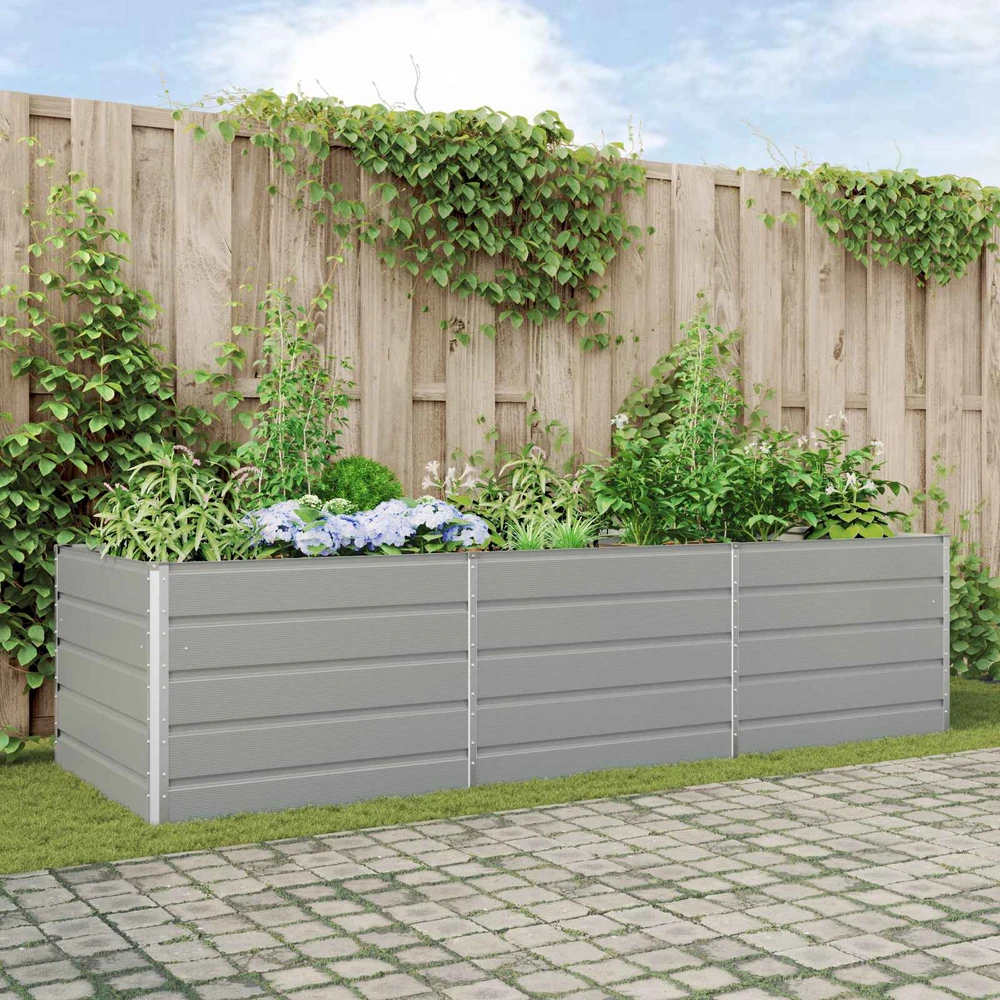 Lovelis Šviesiai pilka 290 x 100 x 75 cm Galvanizuotas plienas
