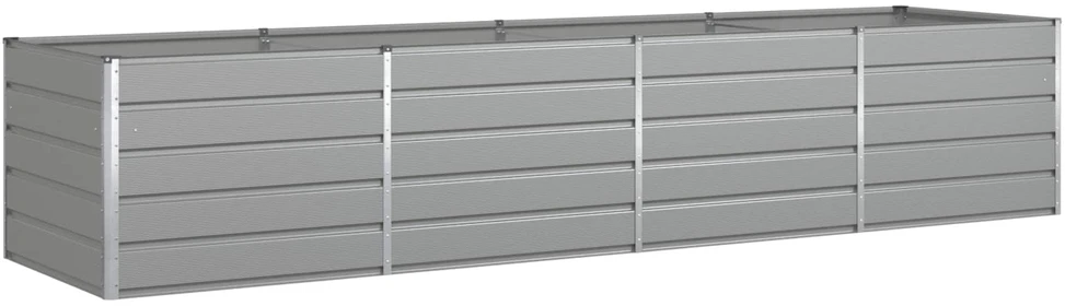 Lovelis Šviesiai pilka 385 x 100 x 75 cm Galvanizuotas plienas