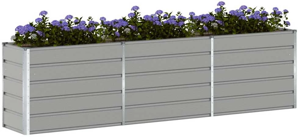 Lovelis Šviesiai pilka 290 x 50 x 75 cm Cinkuota plienas