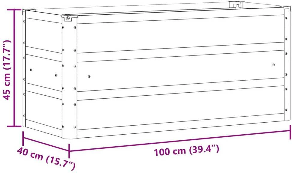 Lovelis Žalia 100 x 40 x 45 cm Plienas