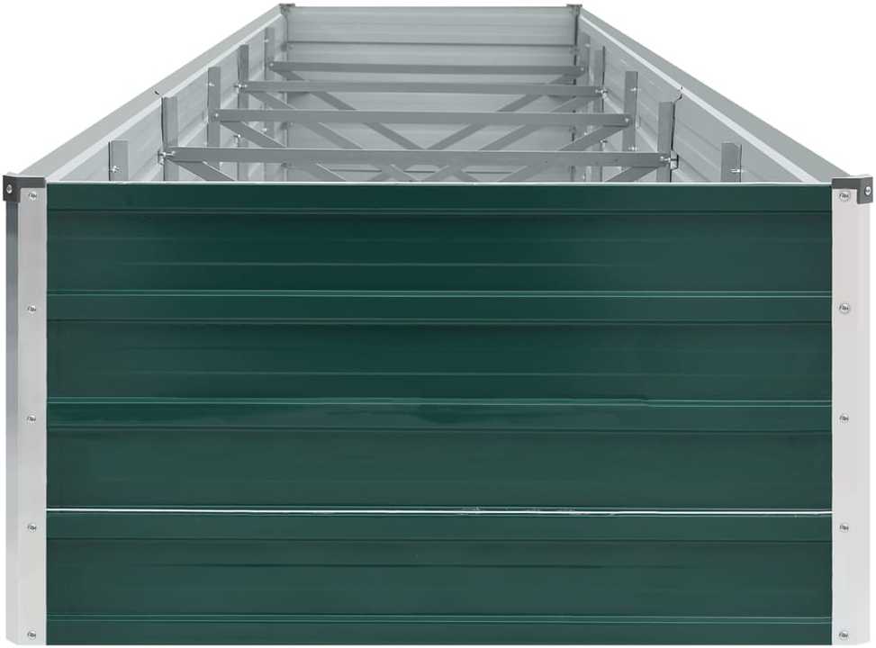 Lovelis, žalias, 480x80x45cm, galvanizuotas plienas, aukštas