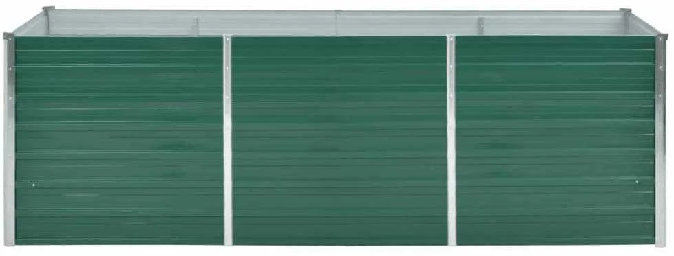 Lovelis, žalias, galvanizuotas plienas, 240x80x77cm