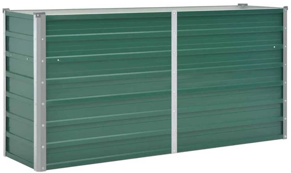 Lovelis, žalias, galvanizuotas plienas, 160x40x77cm