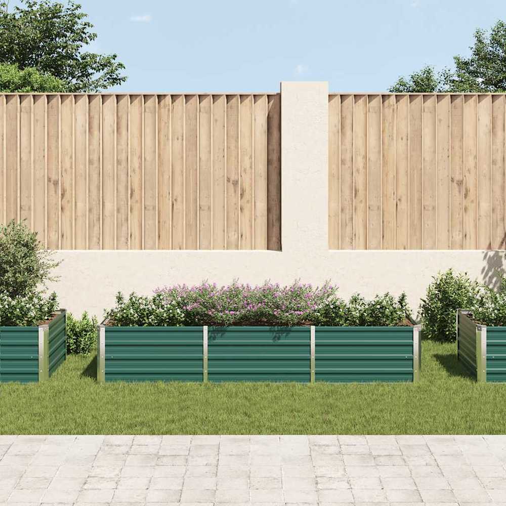 Lovelis, žalias, galvanizuotas plienas, 240x80x45cm