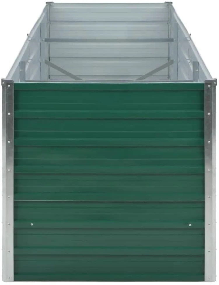 Lovelis, žalias, galvanizuotas plienas, 240x80x77cm
