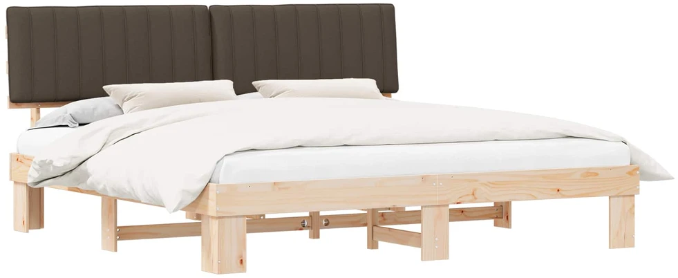 Lovo rėmas su apmuštu galvūgaliu Tortora 200 x 200 cm