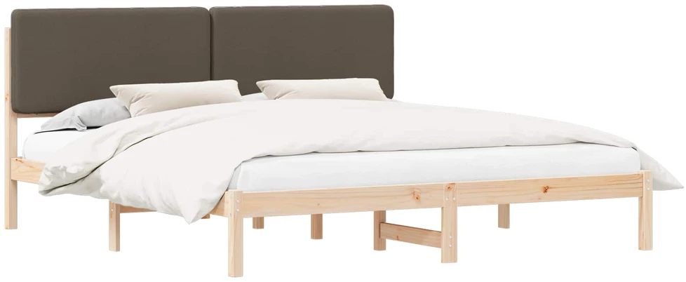 Lovo rėmas su apmuštu galvūgaliu Tortora 200 x 200 cm
