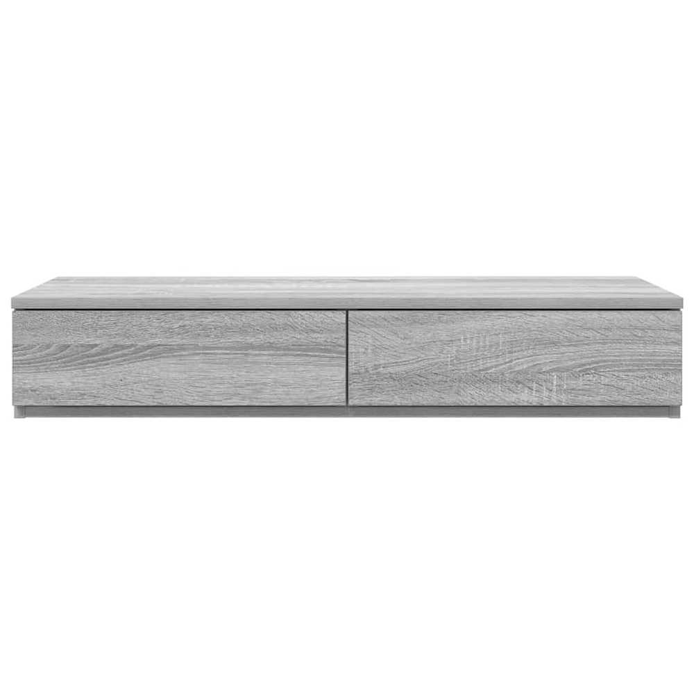 Lovos stalčiai Pilkas Sonoma 90 x 36,5 x 16,5 cm