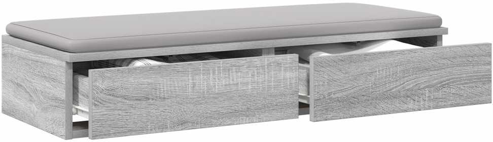 Lovos stalčiai Pilkas Sonoma 90 x 36,5 x 16,5 cm