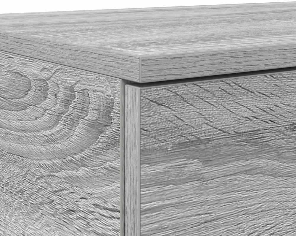Lovos stalčiai Pilkas Sonoma 90 x 36,5 x 16,5 cm