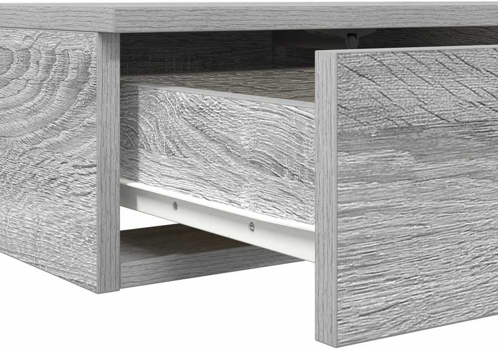Lovos stalčiai Pilkas Sonoma 90 x 36,5 x 16,5 cm