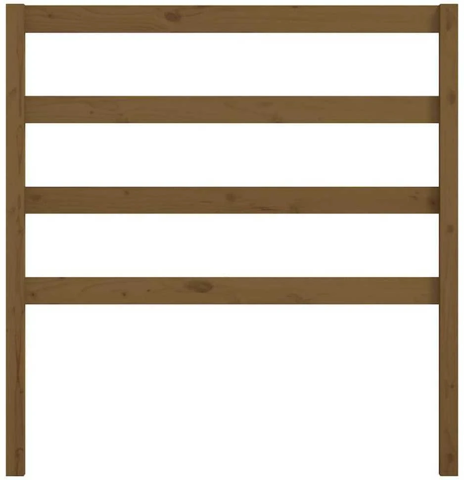 Lovos galvūgalis, medaus rudas, 81x4x100cm, pušies masyvas