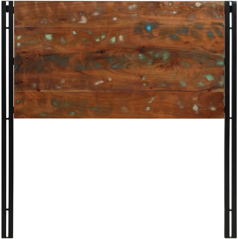 Lovos galvūgalis, 100 cm, perdirbtos ir geležinės medienos masyvas