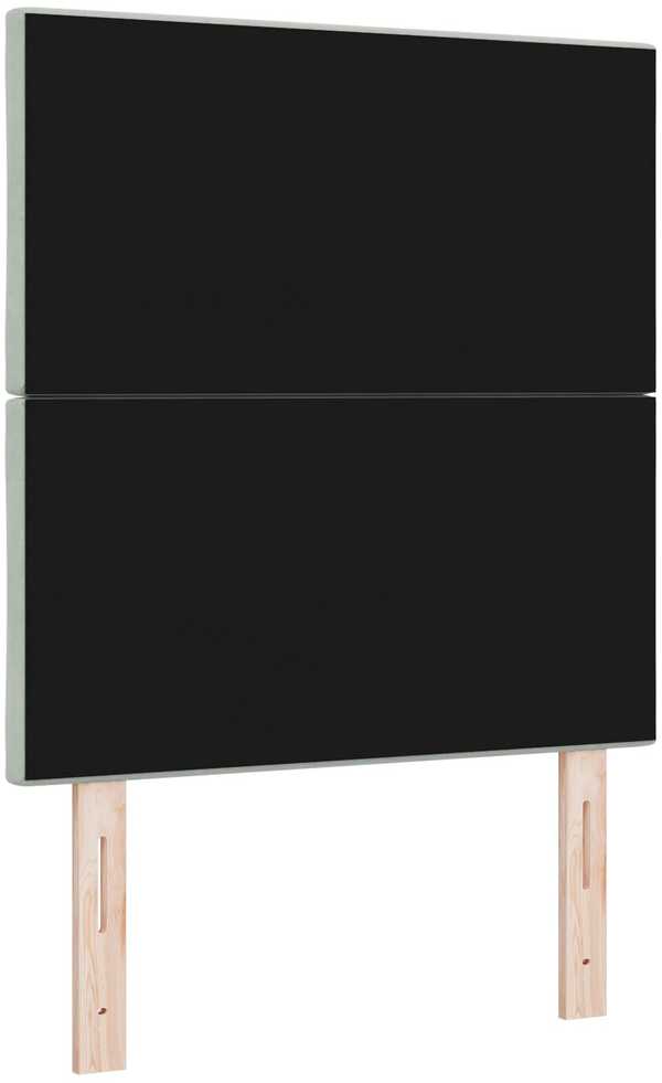 Galvūgalis Šviesiai pilka 80 cm Aksomas