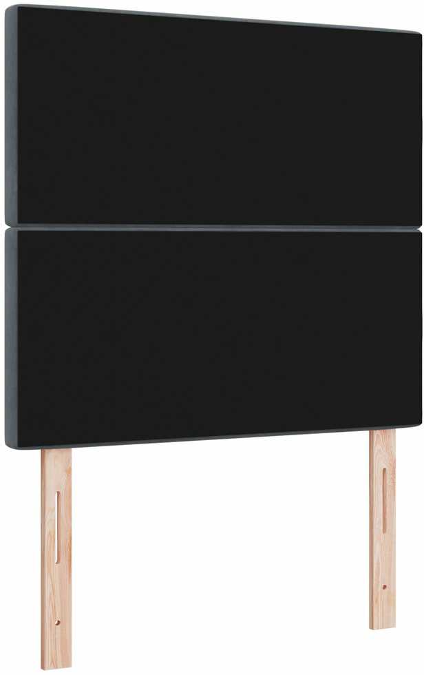 Galvūgalis Tamsiai pilka 100 cm Aksomas