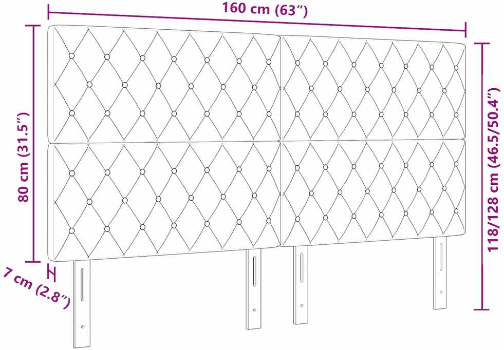 Galvūgalis Tamsiai žalia 160 cm Aksomas