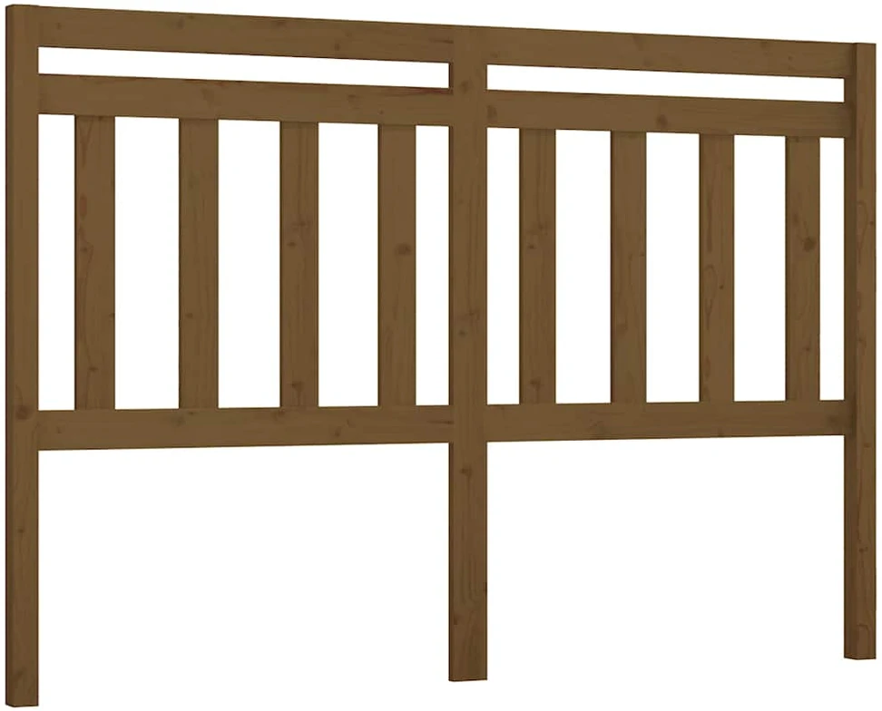Lovos galvūgalis, medaus rudas, 126x4x100cm, pušies masyvas