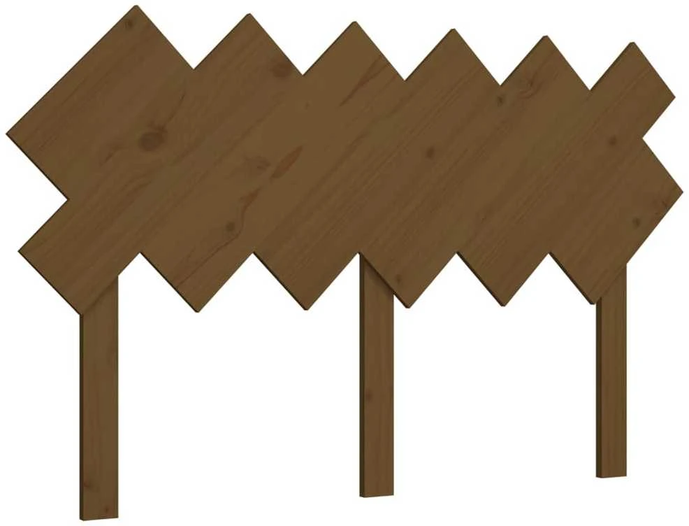 Lovos galvūgalis, medaus rudas, 132x3x81cm, pušies masyvas