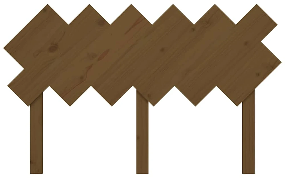 Lovos galvūgalis, medaus rudas, 132x3x81cm, pušies masyvas