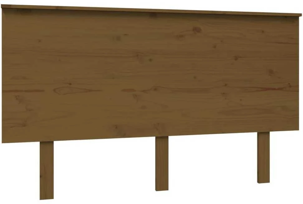 Lovos galvūgalis, medaus rudas, 139x6x82,5cm, pušies masyvas