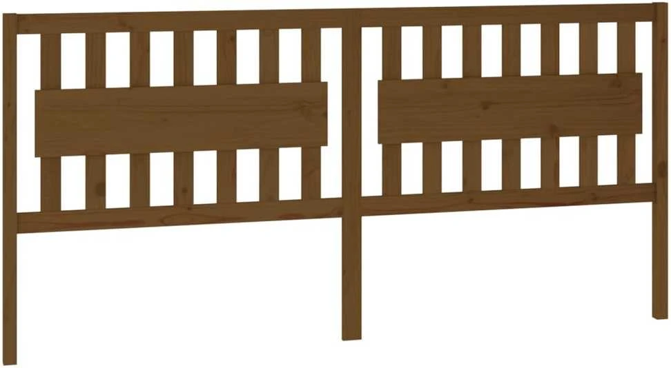 Lovos galvūgalis, medaus rudas, 205,5x4x100cm, pušies masyvas