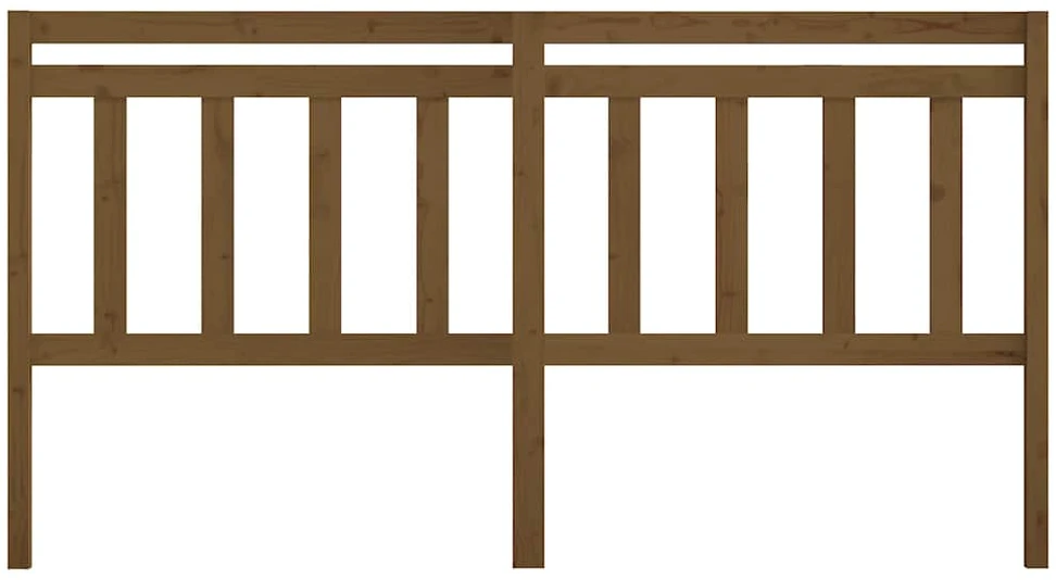 Lovos galvūgalis, medaus rudas, 206x4x100cm, pušies masyvas