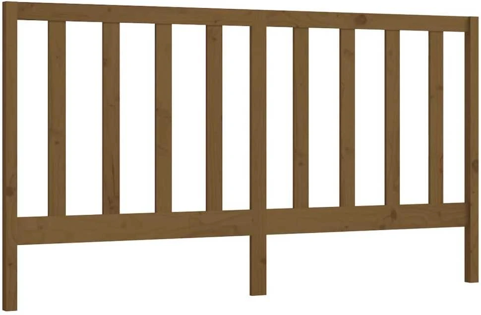 Lovos galvūgalis, medaus rudas, 206x4x100cm, pušies masyvas