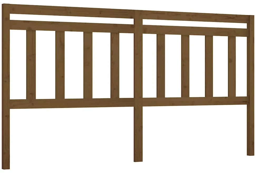 Lovos galvūgalis, medaus rudas, 206x4x100cm, pušies masyvas