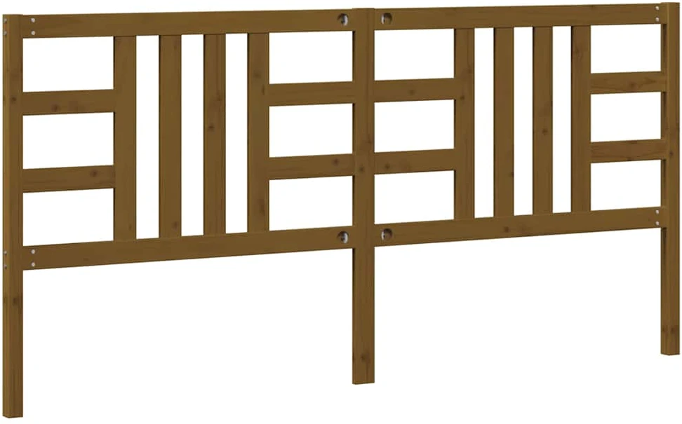 Lovos galvūgalis, medaus rudas, 206x4x100cm, pušies masyvas