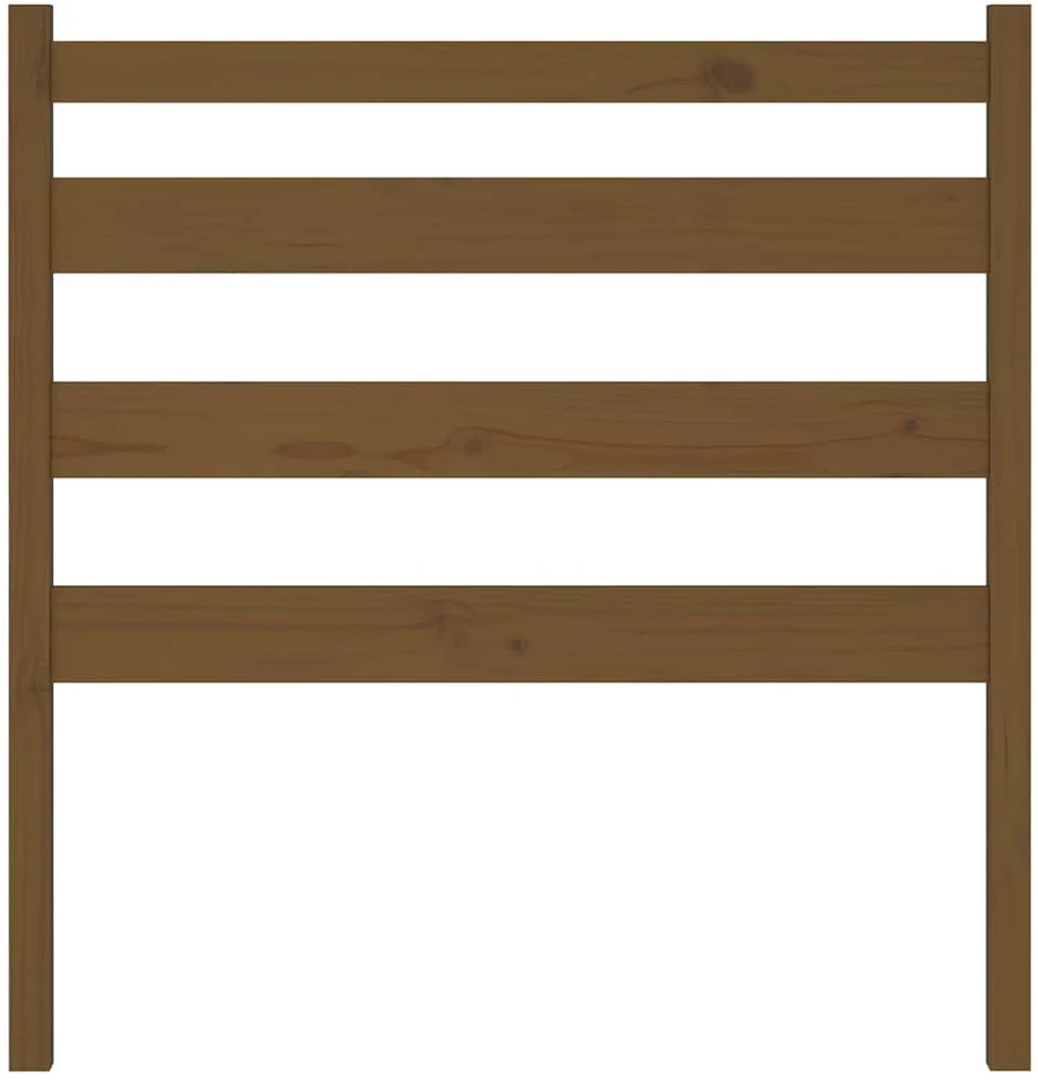 Lovos galvūgalis, medaus rudas, 81x4x100cm, pušies masyvas