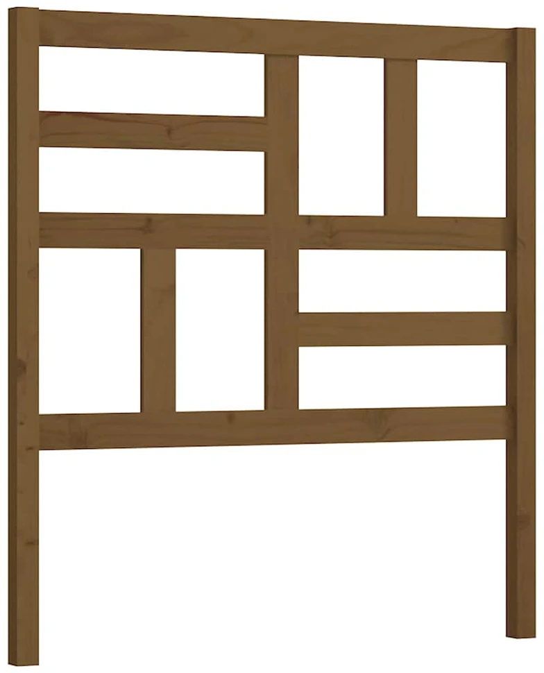 Lovos galvūgalis, medaus rudas, 81x4x104cm, pušies masyvas