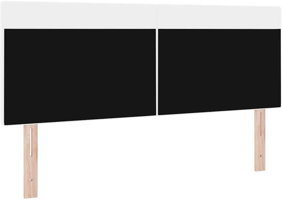LED galvūgalis Balta 144 cm Dirbtinė oda