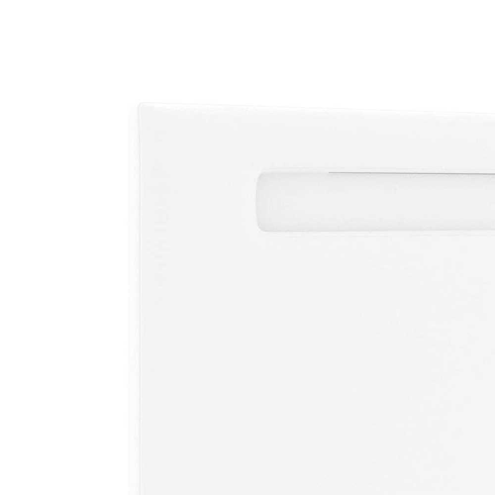 LED galvūgalis Balta 180 cm Dirbtinė oda