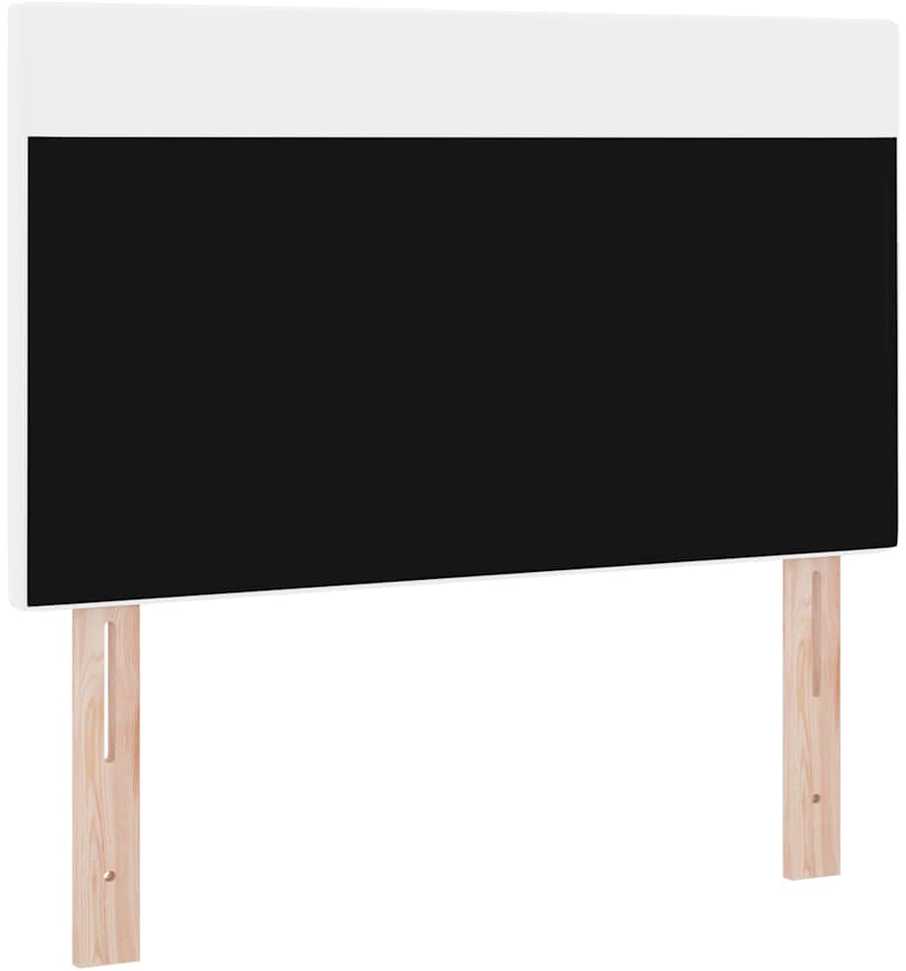 LED galvūgalis Balta 90 cm Dirbtinė oda