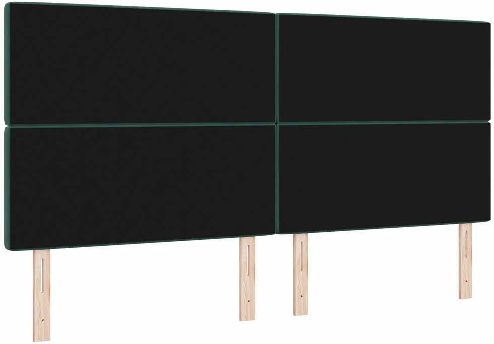 Galvūgalis Tamsiai žalia 200 cm Aksomas