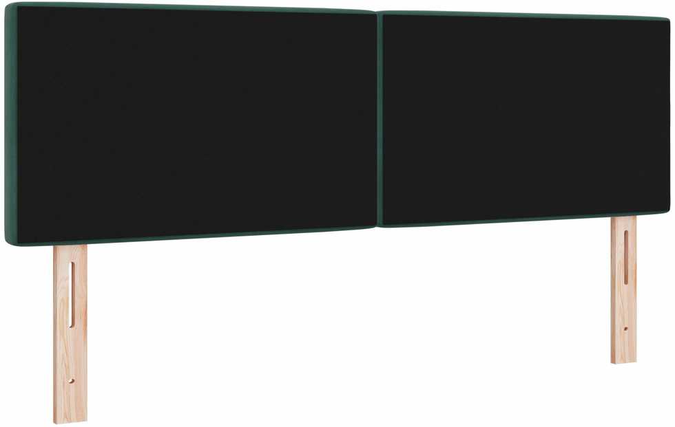 Galvūgalis Tamsiai žalia 160 cm Aksomas