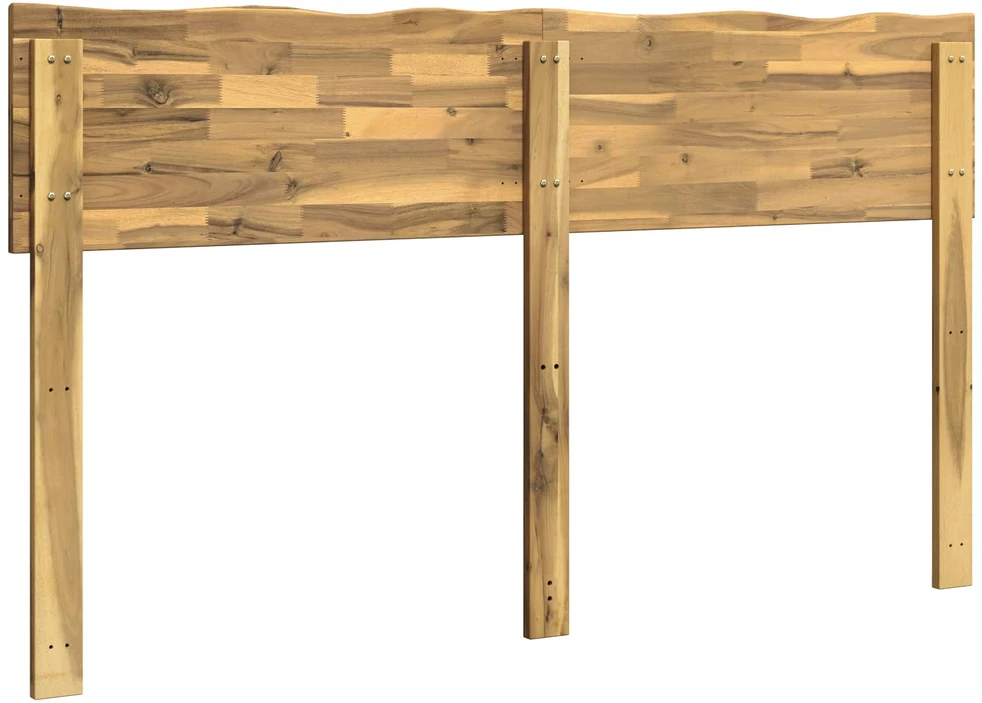 Lovos galvūgalis su natūraliu kraštu ROSTOCK Balta 140 cm