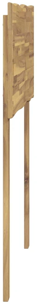 Lovos galvūgalis su natūraliu kraštu ROSTOCK Balta 80 cm