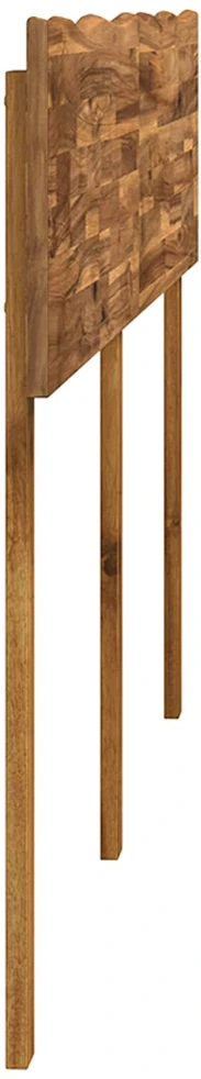 Lovos galvūgalis su natūraliu kraštu ROSTOCK Natūrali 120 cm