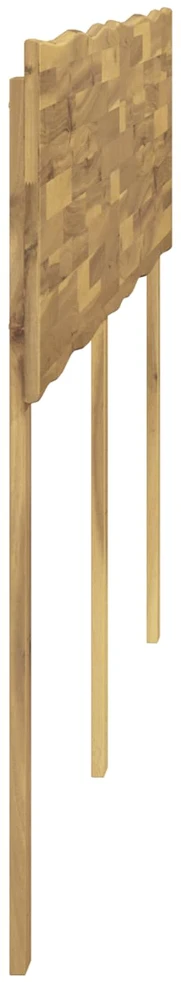 Lovos galvūgalis su natūraliu kraštu ROSTOCK Balta 135 cm