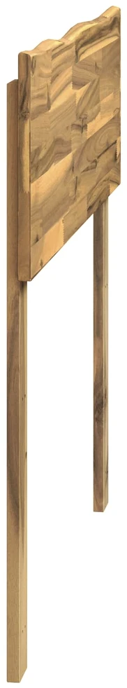 Lovos galvūgalis su natūraliu kraštu ROSTOCK Balta 100 cm