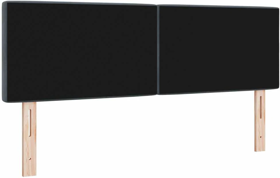 Galvūgalis Tamsiai pilka 144 cm Aksomas