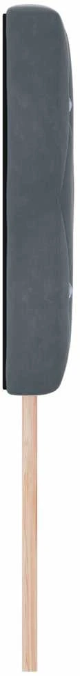 Galvūgalis Tamsiai pilka 144 cm Aksomas