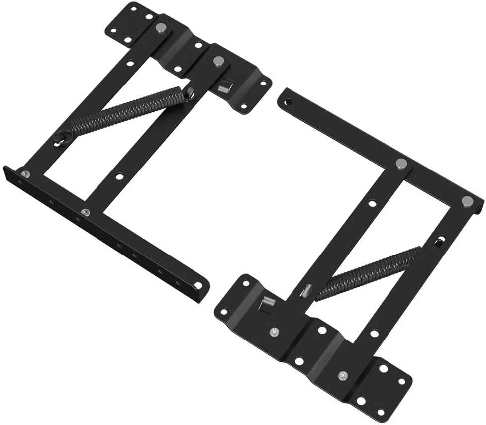 Lovos kėlimo mechanizmas 2 vnt. Juoda 340 x 95 x 40 mm Geležis