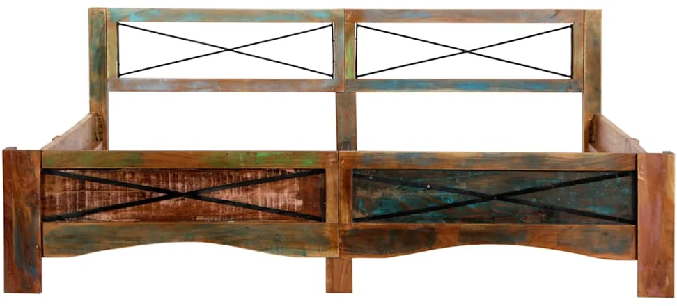 Lovos rėmas, 180x200cm, perdirbtos medienos masyvas